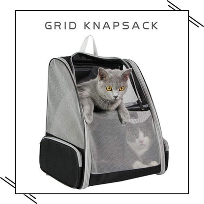 AH-DECOR Cat bag Black Innovative Traveler Bubble Backpack Pet Carriers for Cats and Dogs