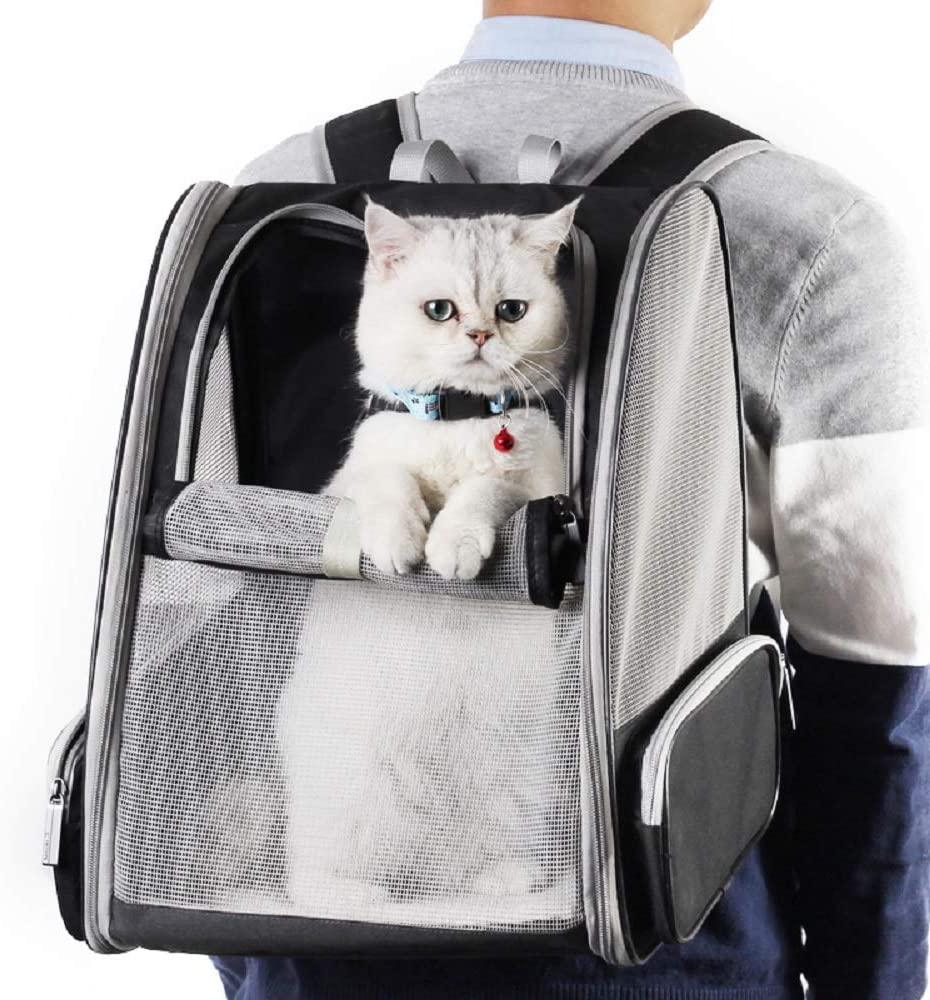 AH-DECOR Cat bag Innovative Traveler Bubble Backpack Pet Carriers for Cats and Dogs