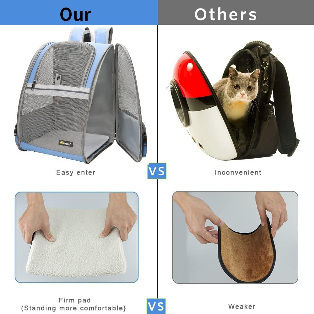 AH-DECOR Cat bag Innovative Traveler Bubble Backpack Pet Carriers for Cats and Dogs