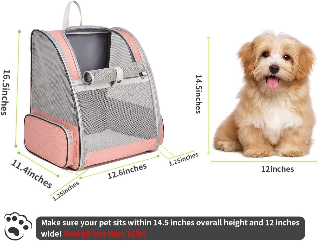 AH-DECOR Cat bag Innovative Traveler Bubble Backpack Pet Carriers for Cats and Dogs