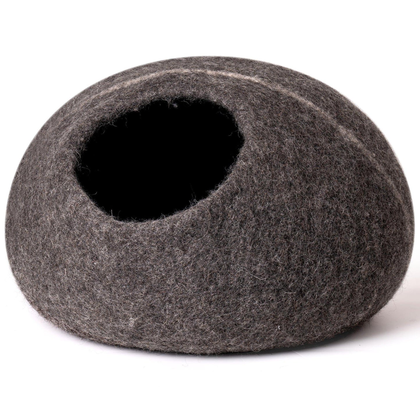 AH-DECOR cat bed Cat Cave Bed -Handmade Wool Cat Bed Cave with Mouse Toy