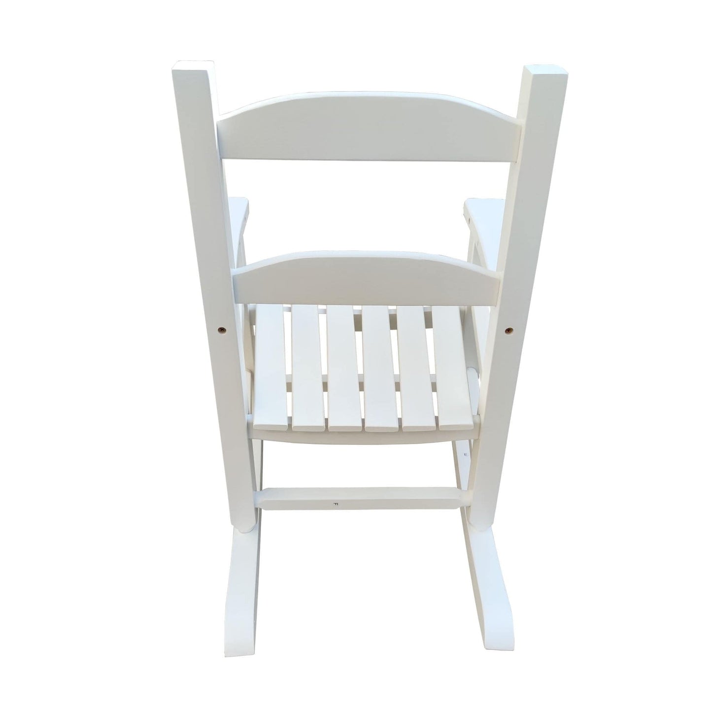 AHDECOR Children's rocking white chair- Indoor or Outdoor -Suitable for kids-Durable-populus wood