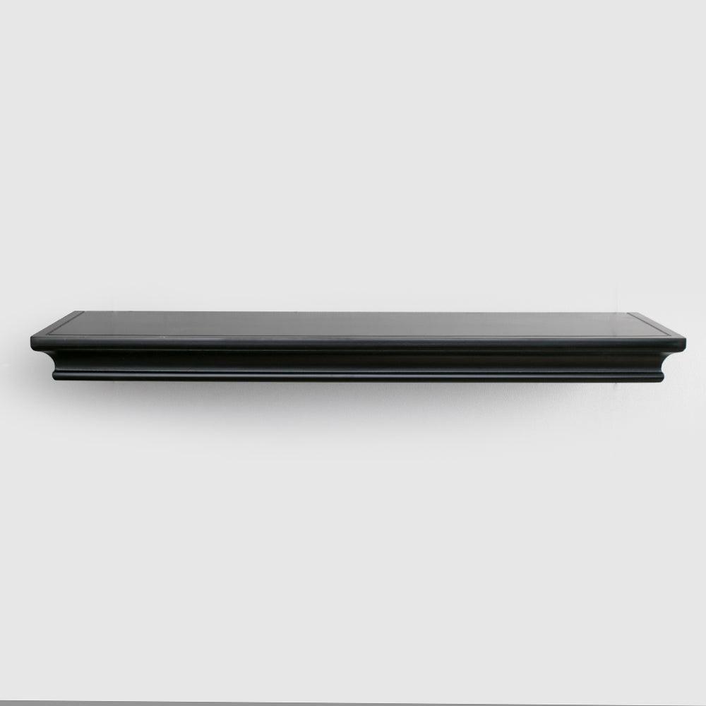 Ah-decor deep shelves 24 inch / Black AHDECOR Black Floating Shelves Wall Mounted, Deeper Wall Storage Shelf for Home Décor, Super Sturdy, Easy to Install, 24" Wide, 7.75" Deep