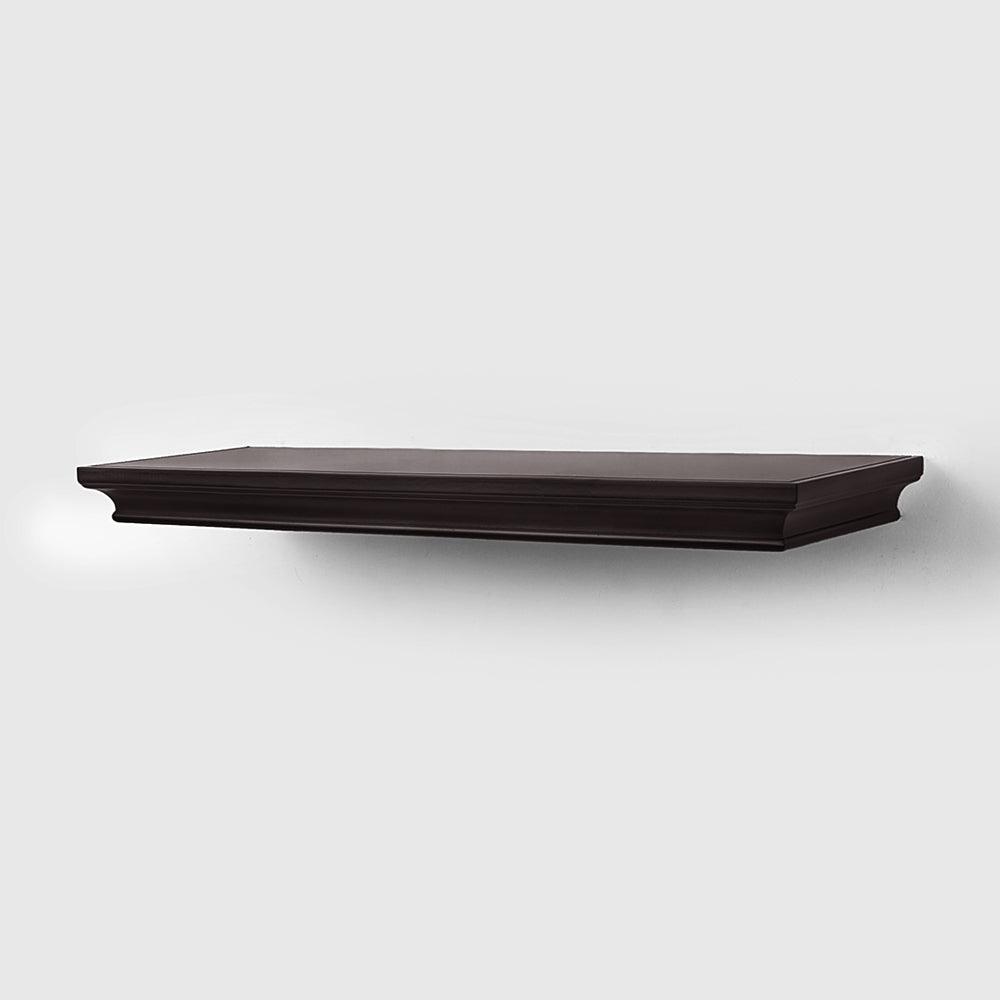 Ah-decor Floating shelf 24 inch / Espresso Brown Floating Wall Shelf for Home Decoration and Display-Espresso Brown