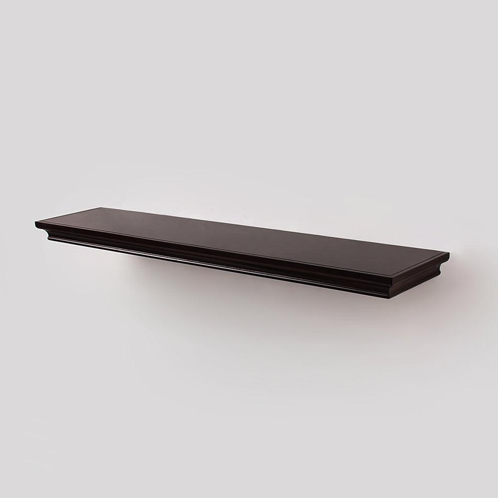 Ah-decor floating shelves 36inch / Espresso Black Floating Wall Shelf for Home Decoration-Display