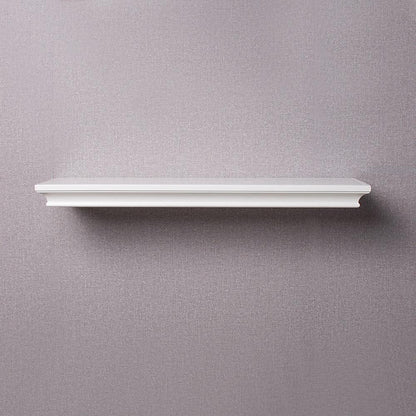 AH-DECOR home decor 24 inch / White 24" White Floating Wall Shelf for Home Decoration