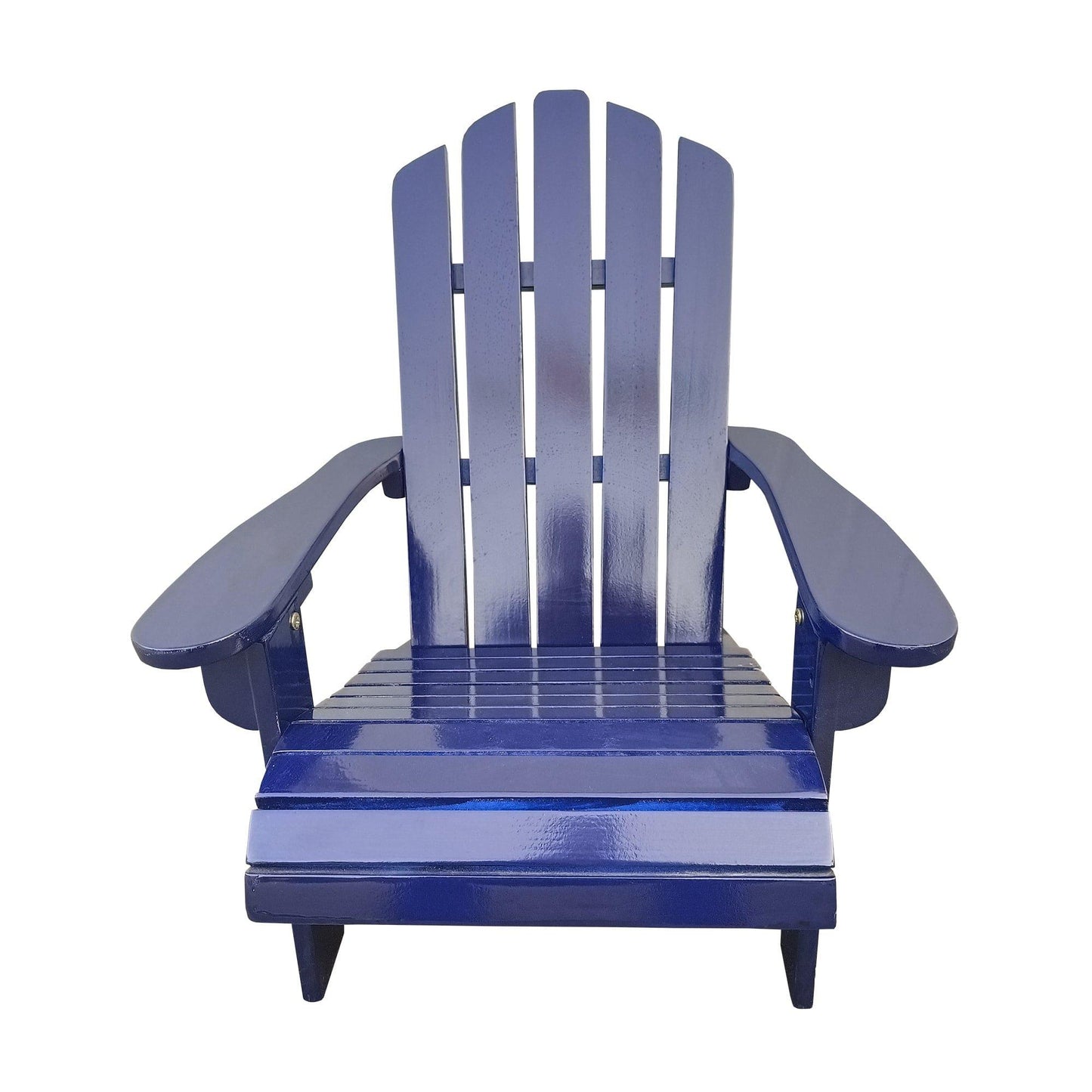 AH-DECOR Outdoor or indoor Wood blue children Adirondack chair