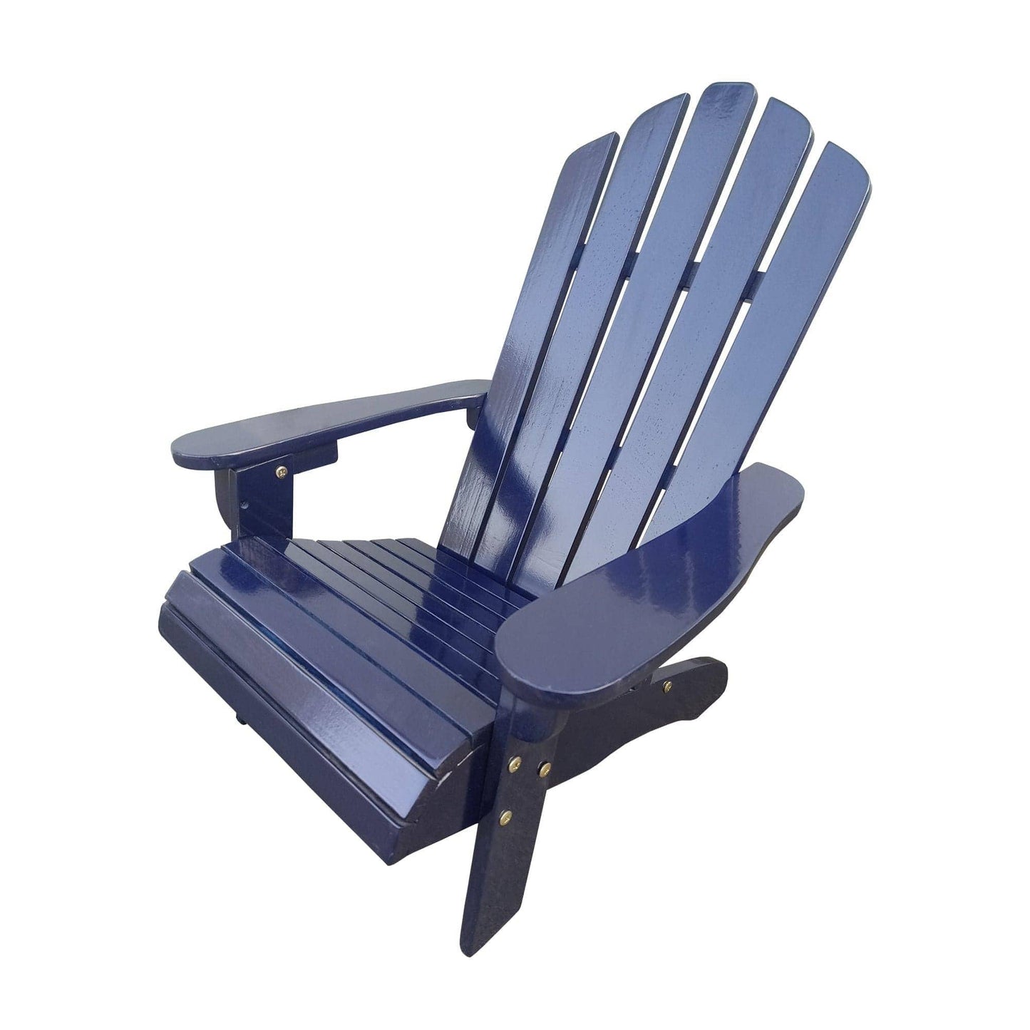 AH-DECOR Outdoor or indoor Wood blue children Adirondack chair