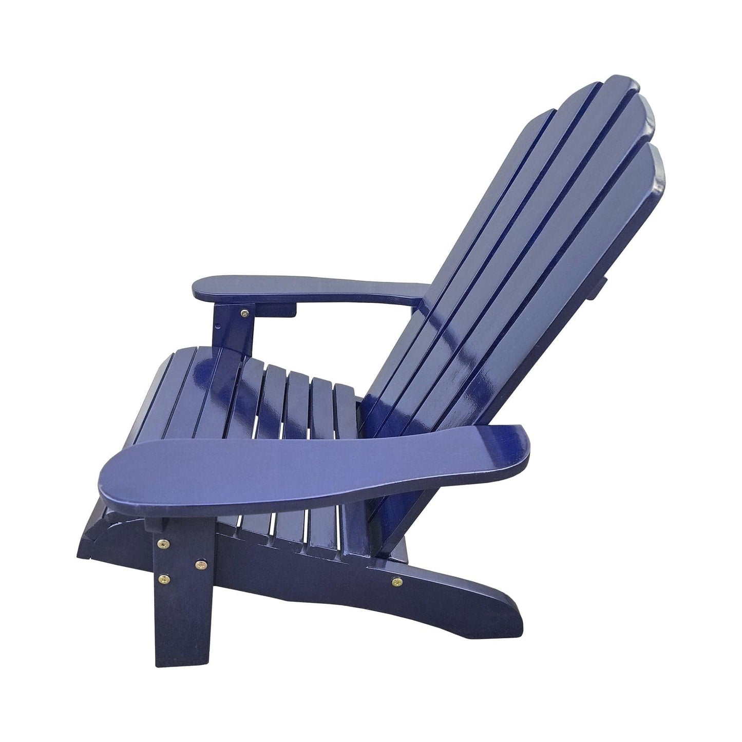 AH-DECOR Outdoor or indoor Wood blue children Adirondack chair