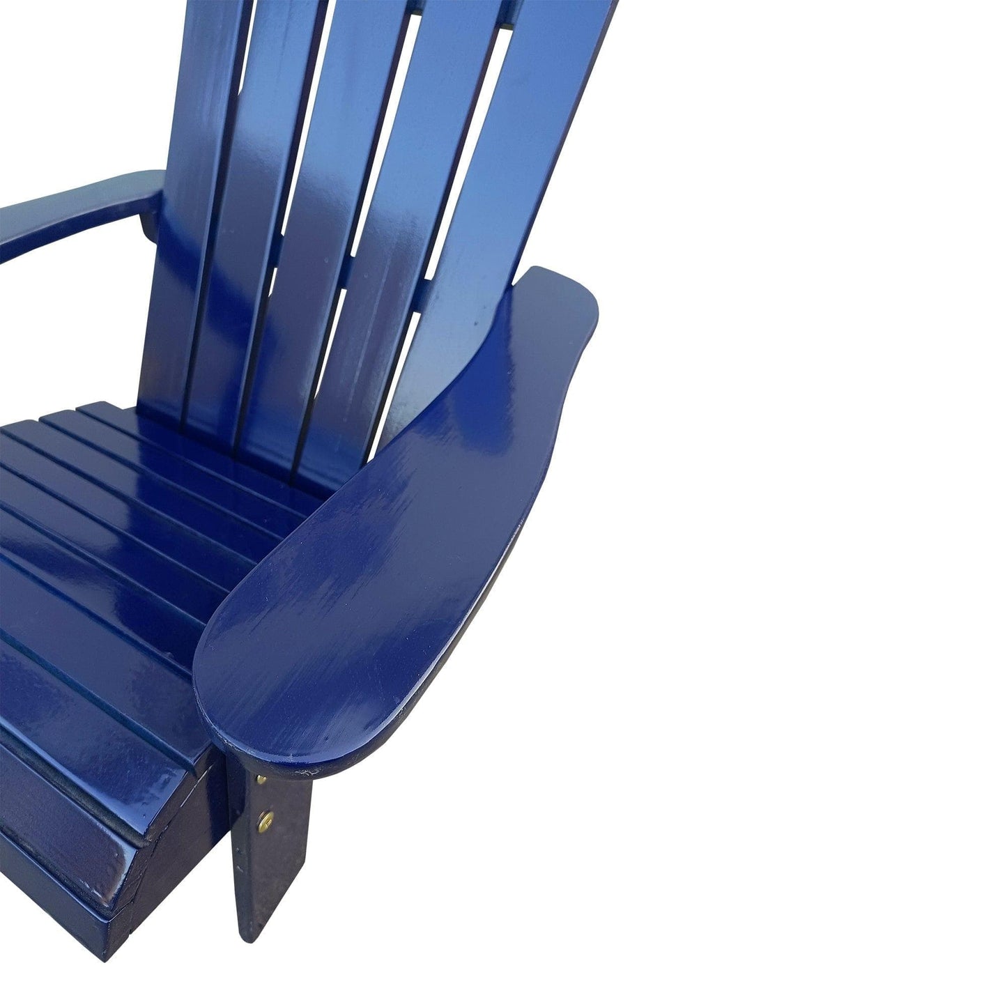 AH-DECOR Outdoor or indoor Wood blue children Adirondack chair