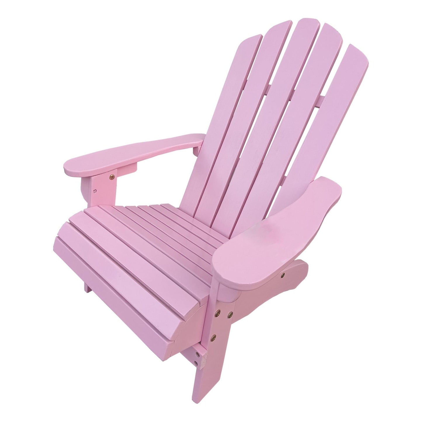 AHDECOR Outdoor or indoor Wood pink children Adirondack chair