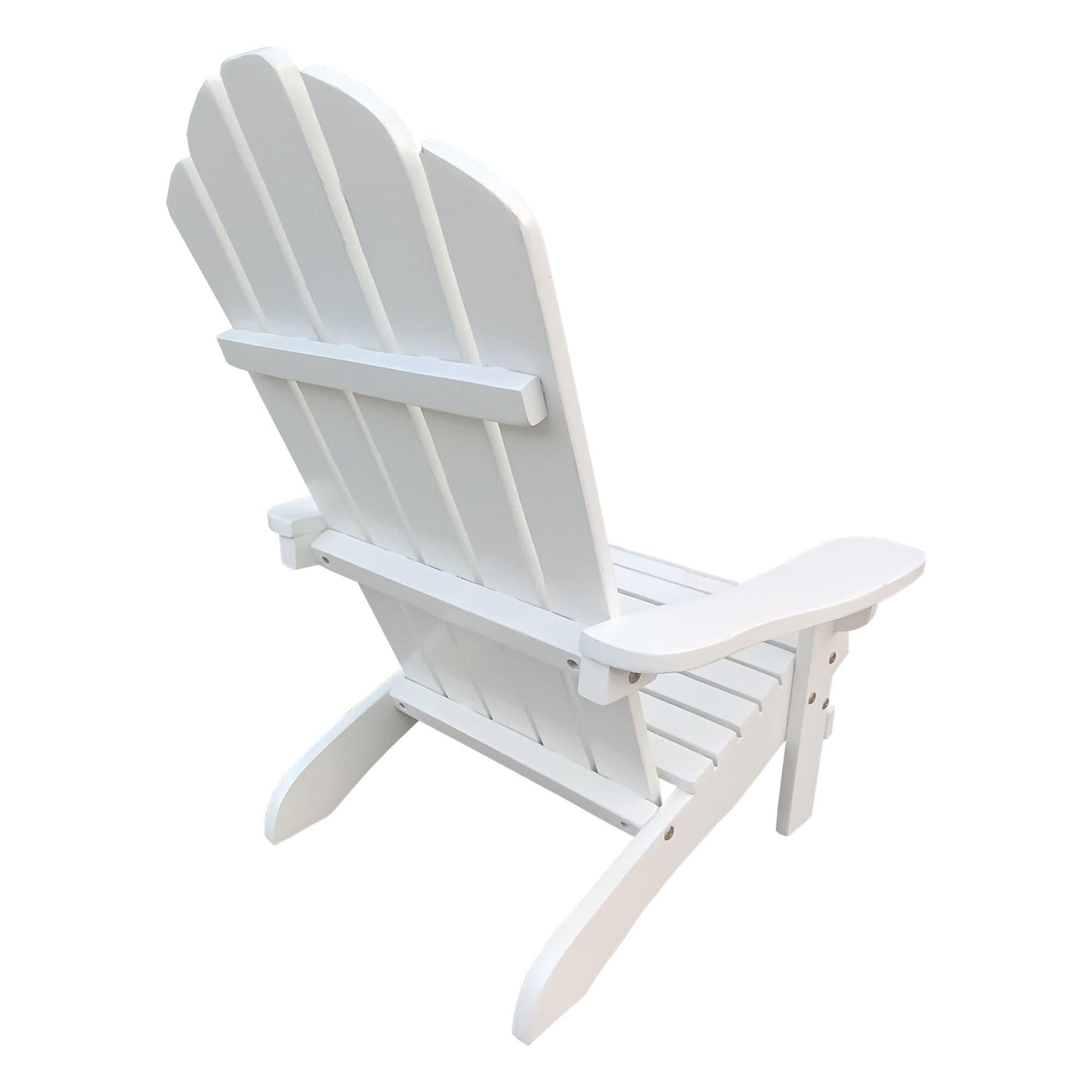 AHDECOR Outdoor or indoor Wood white children Adirondack chair