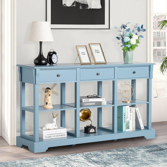 AH-DECOR sofa tabels 3 Drawers console table with Storage Cabinet