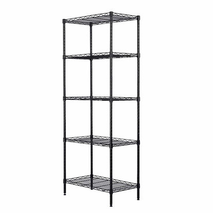 Ah-decor Storage Rack Length(cm)  55.00	Width(cm) 31.00 Changeable Assembly Floor Standing Carbon Steel Storage Rack Black