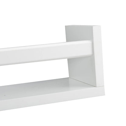 Ah-decor wall shelve White Nursery Room Bookshelf Wall Mount White Floating Shelves, Display Wall Shelf for Kids Rom, Kitchen Spice Rack, Bathroom Decor, Book Shelves Organizer